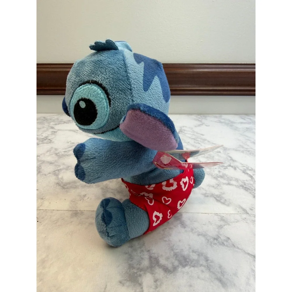Disney Lilo and Stitch Plush Heart Swim Trunks Blue Just Play 2534KM01 7 Inch